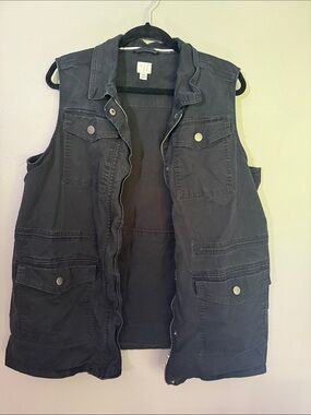 a new day Black Utility Vest